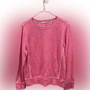 Tommy Bahama Vibrant Pink Pima Cotton Crew Neck Sweatshirt
